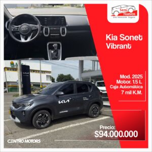 Kia Sonet Vibrant 2025