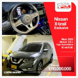 Nissan X-trail Exclusive 2020