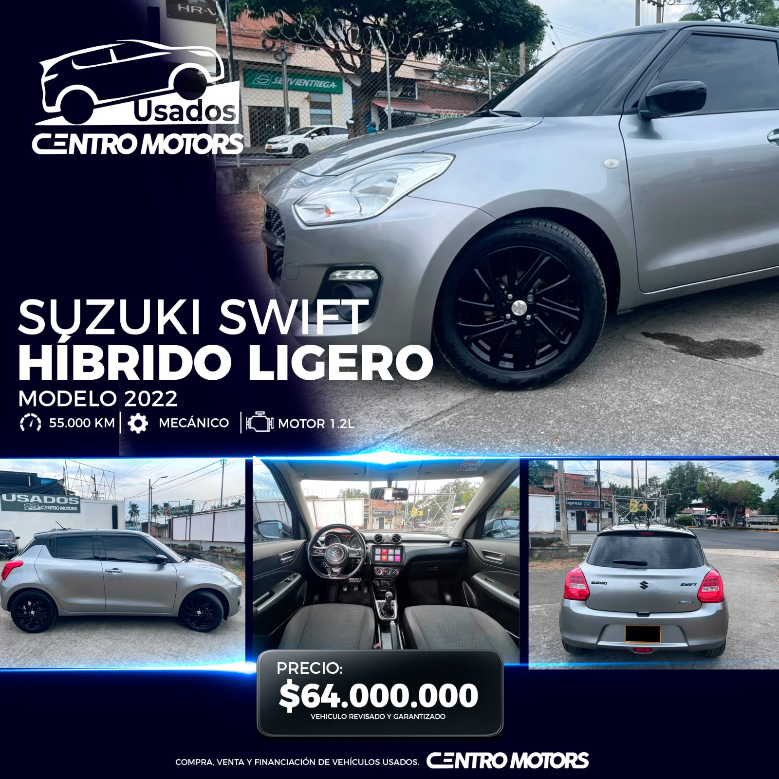 Suzuki Swift Hibrido Ligero 2022