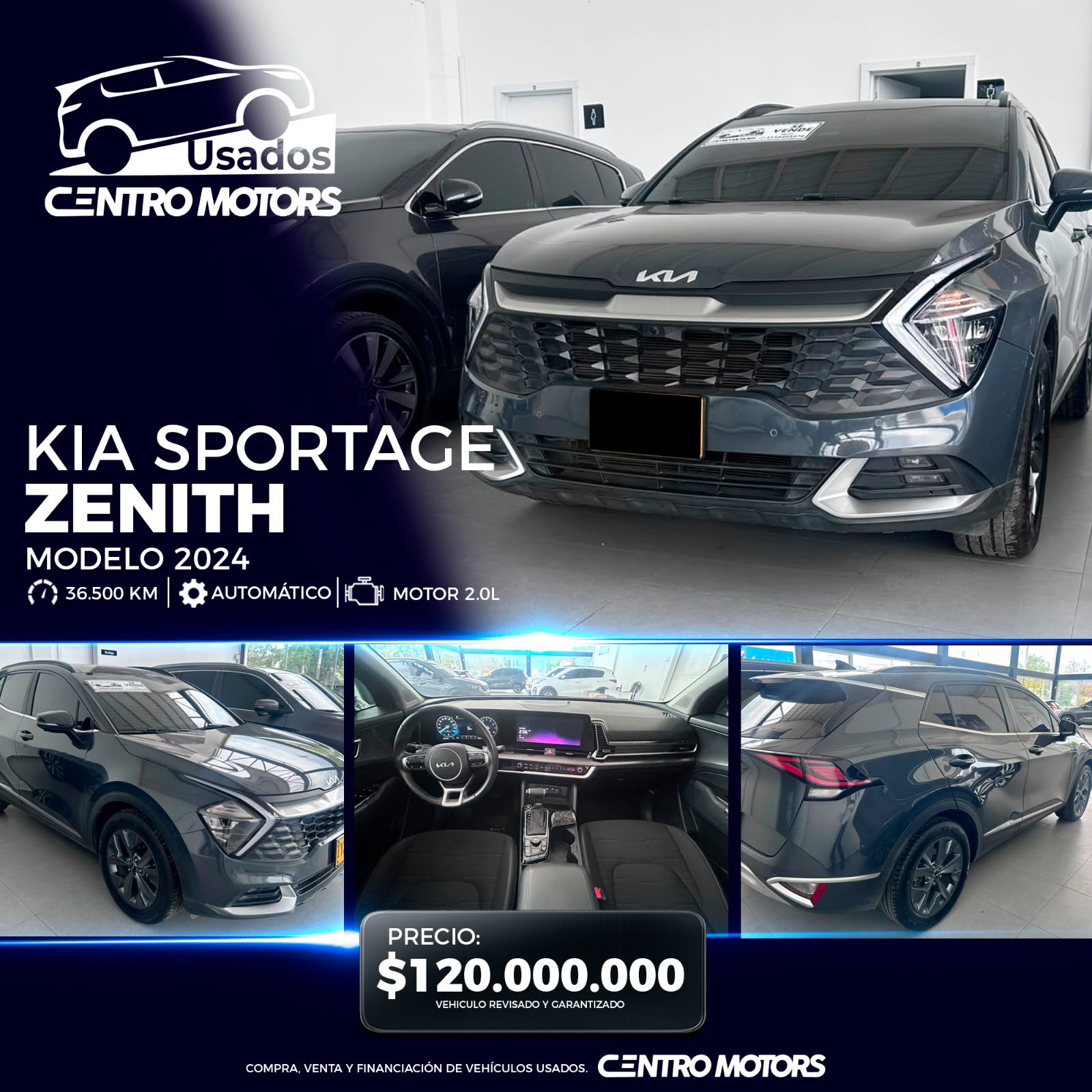 Kia Sportage Zenith 2024