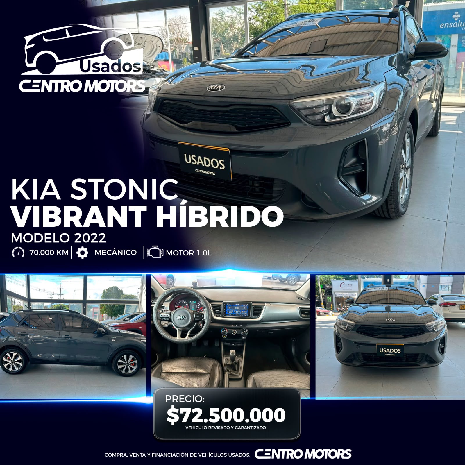 KIA STONIC VIBRANT HIBRIDO 2022